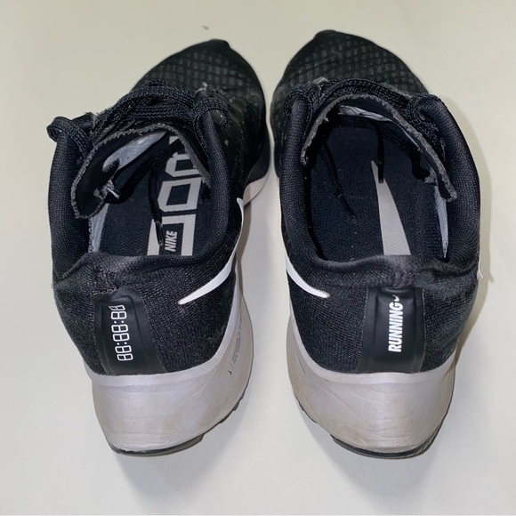 Nike Air Zoom Pegasus 37 TB Black White Running Shoes 8 CJ0677-001 - Picture 5 of 9